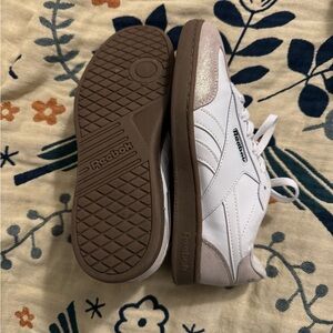 Reebok Women's White and Brown Sneakers